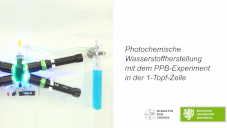 Photocatalytic Generation of Hydrogen with the PBB-Experiment, using a one pot cell Photocatalytic Generation of Hydrogen with the PBB-Experiment, using a one pot cell